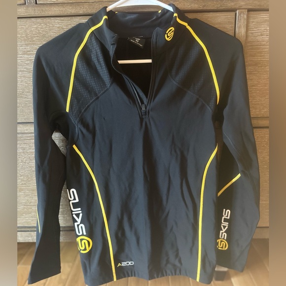Men’s Skins A200 Compression Quarter-Zip Pullover - Picture 1 of 4